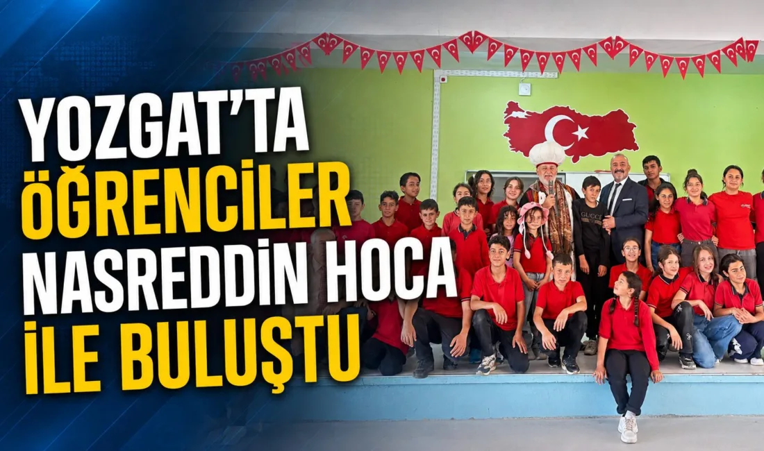 Yozgat'ta, Ertuğrul Kapusuz'un canlandırdığı Nasreddin Hoca, Musabeyli Şehit Mustafa Uğur
