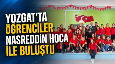 Yozgat'ta, Ertuğrul Kapusuz'un canlandırdığı Nasreddin Hoca, Musabeyli Şehit Mustafa Uğur