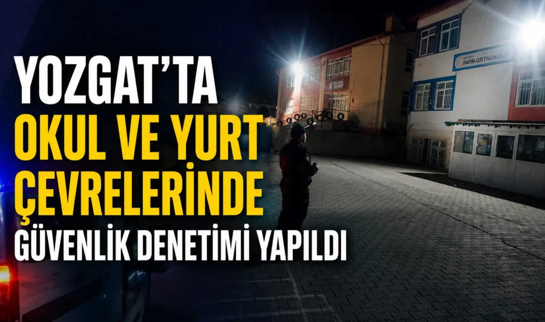 Yozgat'ın Şefaatli ilçesinde emniyet ekipleri, NARVAS Narko Alan Yurtlar ve