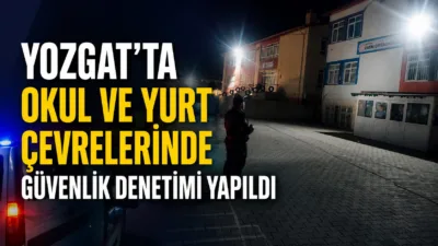 Yozgat'ın Şefaatli ilçesinde emniyet ekipleri, NARVAS Narko Alan Yurtlar ve