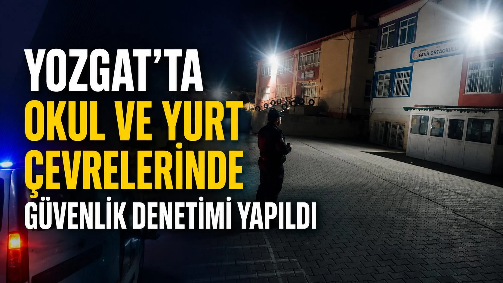 Yozgat'ın Şefaatli ilçesinde emniyet ekipleri, NARVAS Narko Alan Yurtlar ve