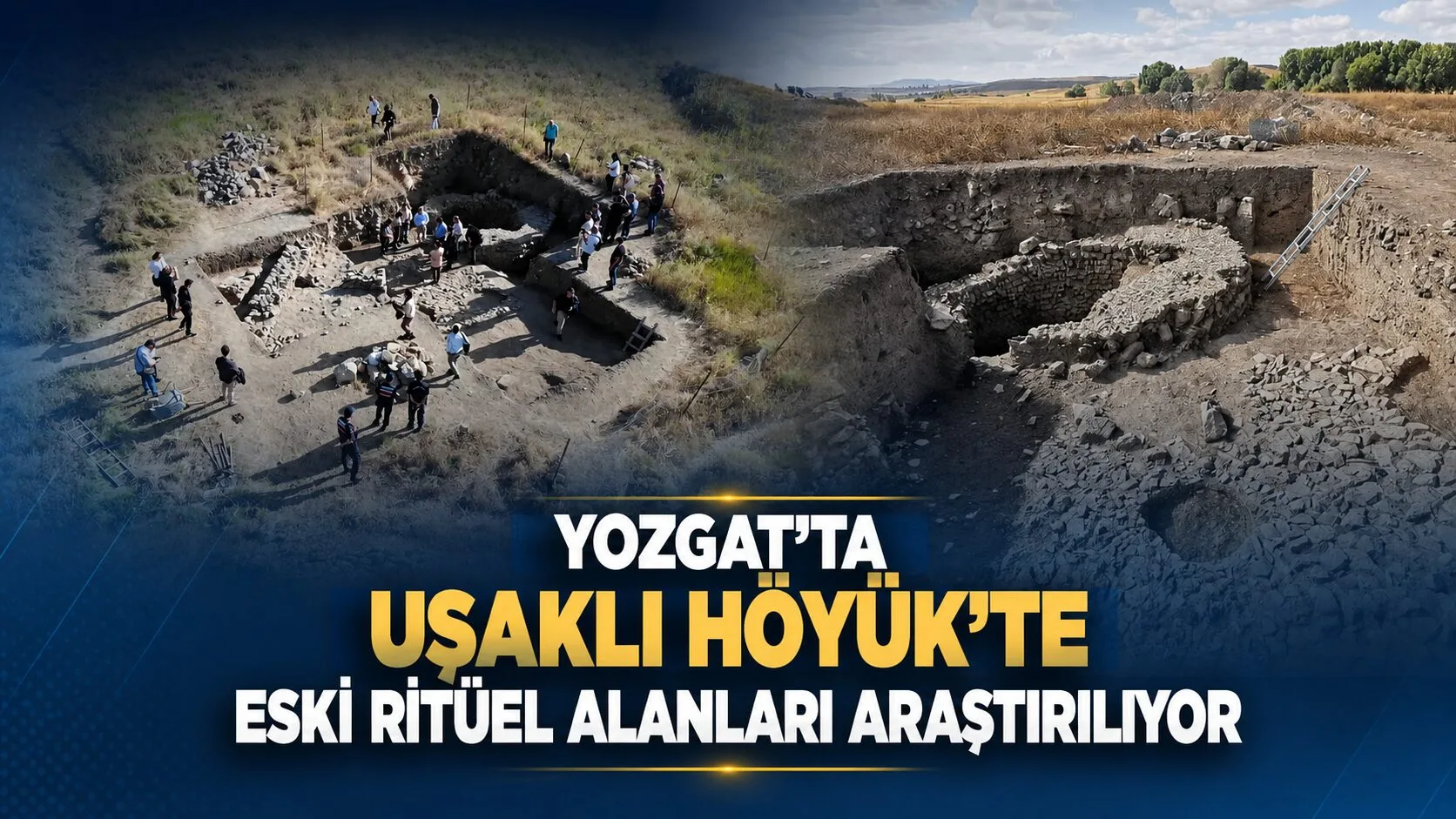 Yozgat'ın Sorgun ilçesindeki Uşaklı Höyük kazılarında, Hitit dönemine ait ritüel
