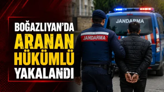 Yozgat İl Jandarma Komutanlığı, Boğazlıyan ilçesinde yaptığı kimlik kontrolünde, hakkında