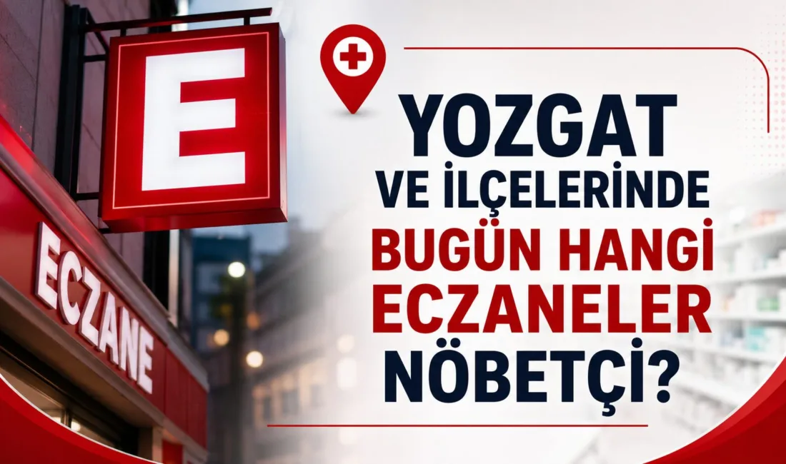 Yozgat genelinde 8 Temmuz Çarşamba günü hizmet verecek 14 nöbetçi