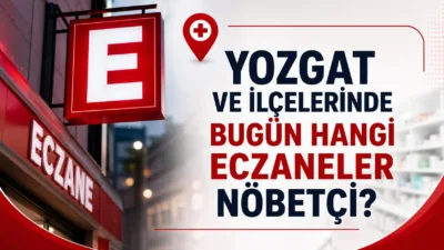 Yozgat genelinde 8 Temmuz Çarşamba günü hizmet verecek 14 nöbetçi