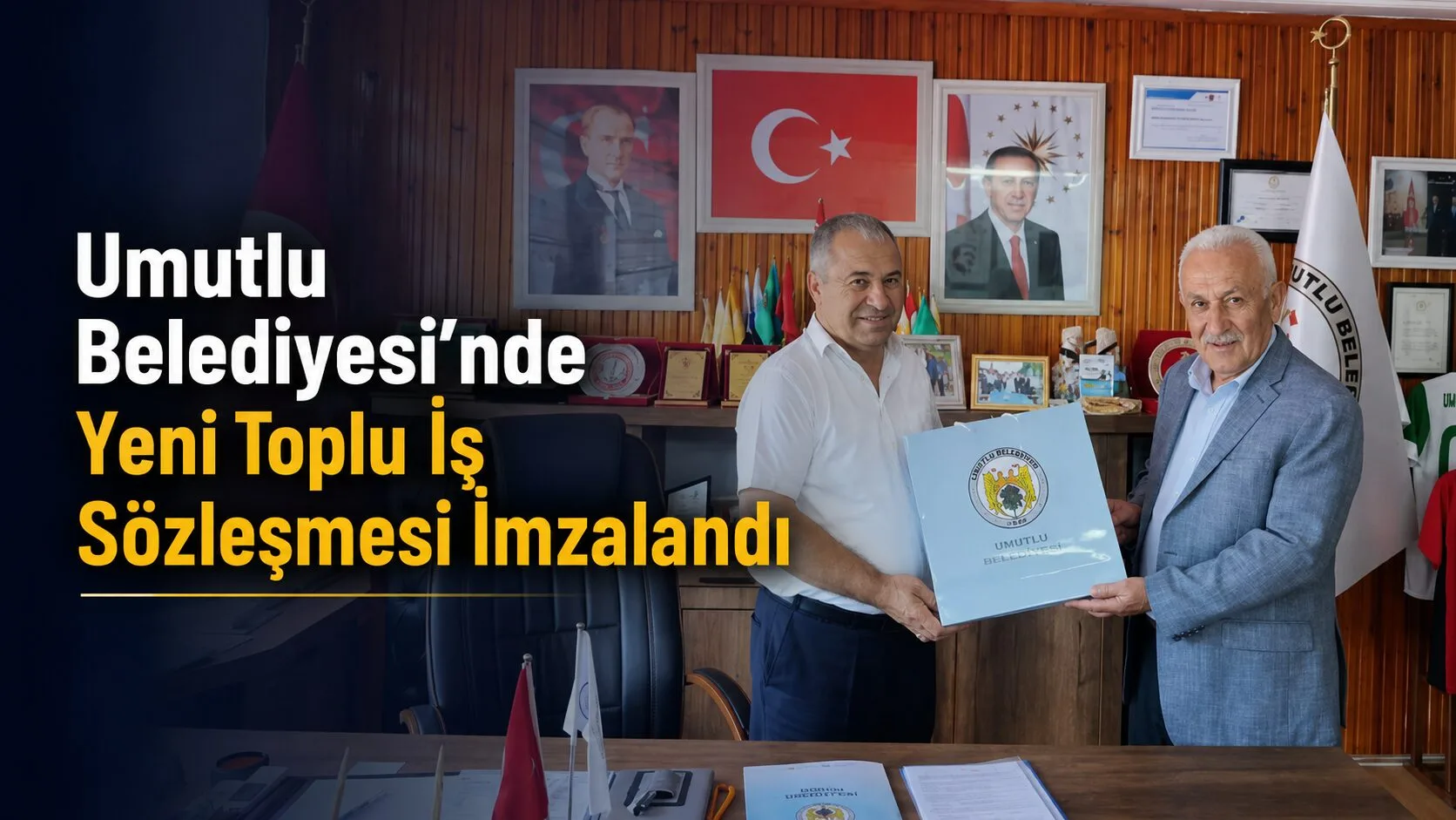 Yozgat'ın Akdağmadeni ilçesindeki Umutlu Belde Belediyesi'nde, belediye işçilerini kapsayan yeni