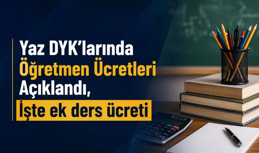 Yaz dönemi DYK kursları 1 Temmuz'da başladı. Bu kurslarda görevli