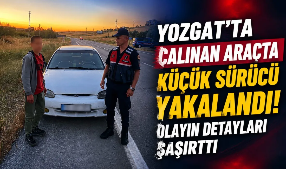 Yozgat'ta jandarma ekipleri, çalınan bir aracı takip ederek direksiyon başındaki