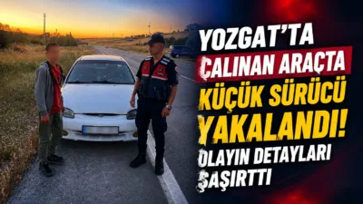 Yozgat'ta jandarma ekipleri, çalınan bir aracı takip ederek direksiyon başındaki