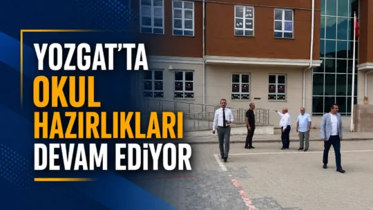 Yozgat İl Milli Eğitim Müdür Yardımcısı Selçuk Doğandemir ve ekibi,
