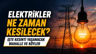 Yozgat'ta 11-14 Temmuz tarihleri arasında bakım, şebeke yenileme ve TEİAŞ
