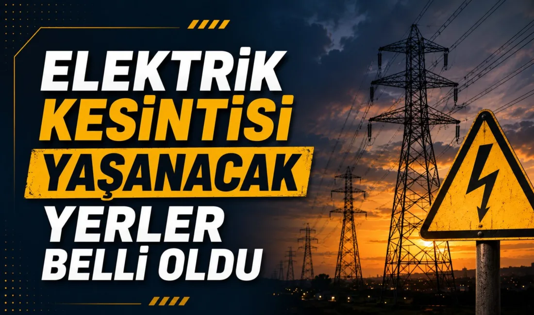 Yozgat Sorgun'da, 10 Temmuz 2026 tarihinde 14:30 ile 16:00 saatleri