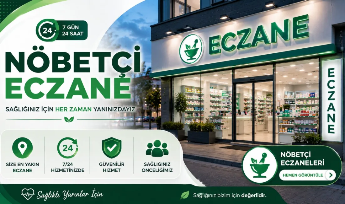 Edirne genelinde 8 Temmuz Çarşamba tarihinde nöbetçi olarak hizmet verecek