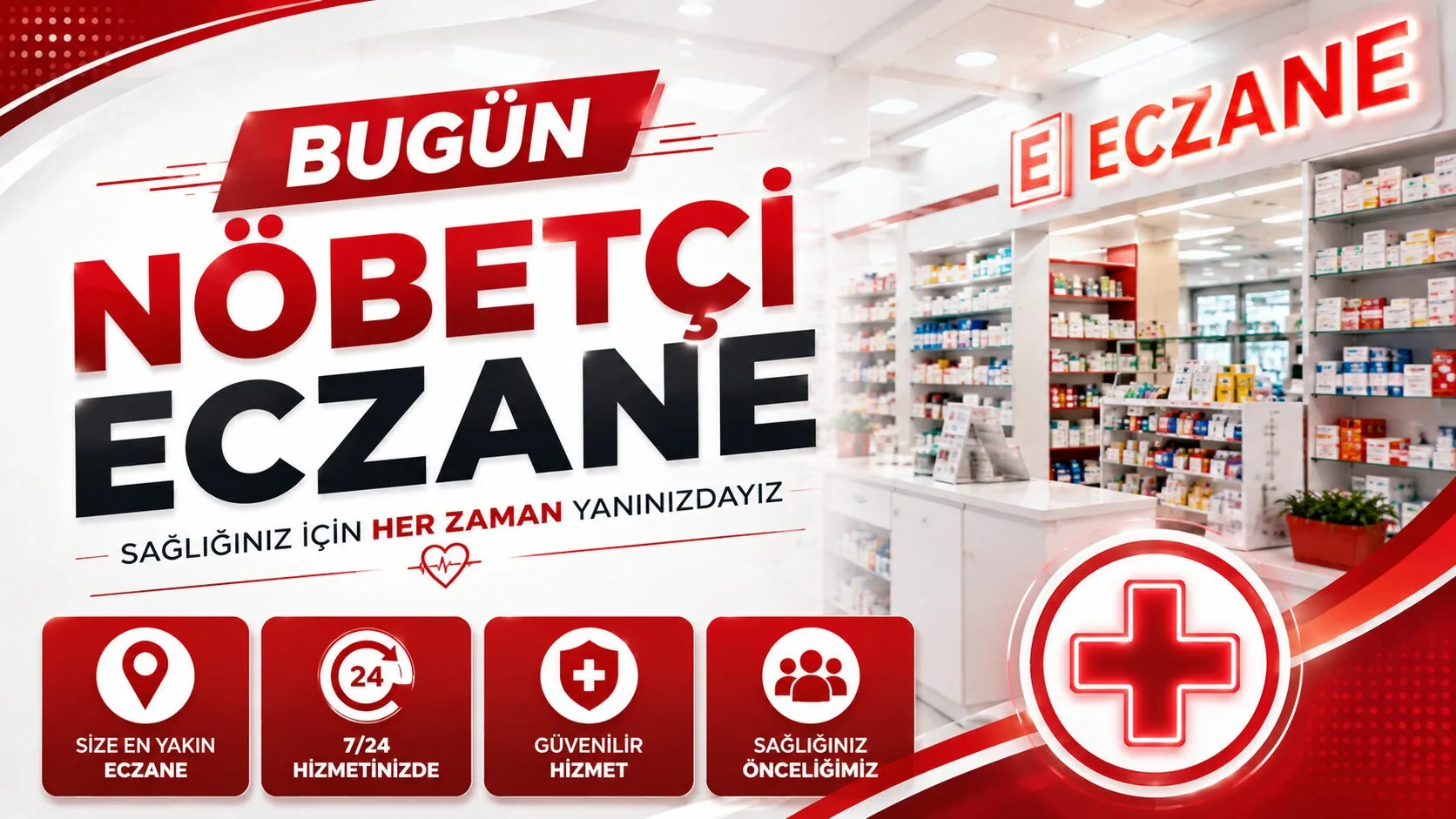 Tokat genelinde bugün nöbetçi eczaneler açıklandı. İhtiyaç duyan vatandaşlar, gece